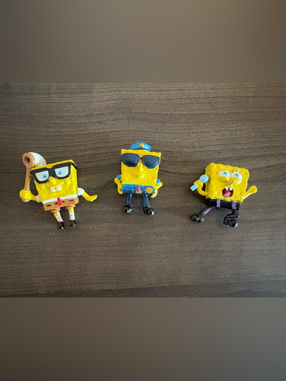 Yellow Sponge Character Kids Toy Figures - 3-Pack